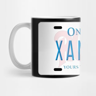 Xanadu License Plate Mug